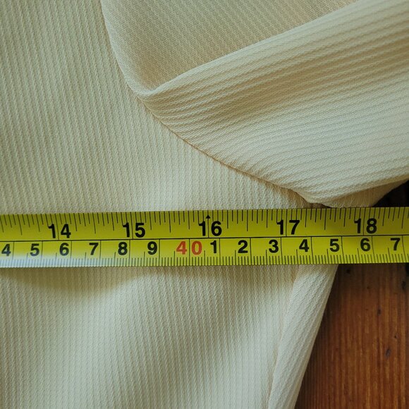 Vintage Yellow Blazer + Tank set, sz Small - Picture 8 of 17